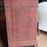 Antique piece of furniture with a grey patina.