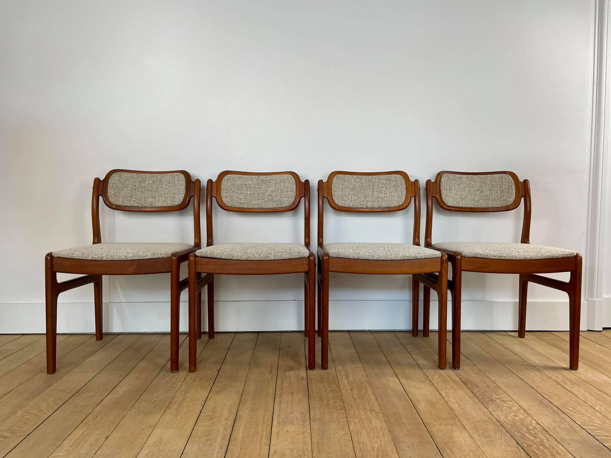Set of 4 rosewood chairs Johannes Andersen