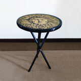 Table by Piero Fornasetti Depicting "Sun King" Louis XIV, made in Italy 1970