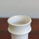 Franco Bucci Italian white ceramic bottle vase, 1970s