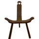 Vintage Spanish chair  stool brutalist design