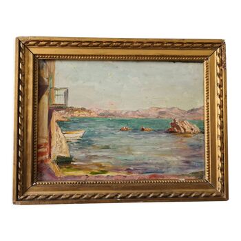 The Mediterranean Coast - oil XIX°