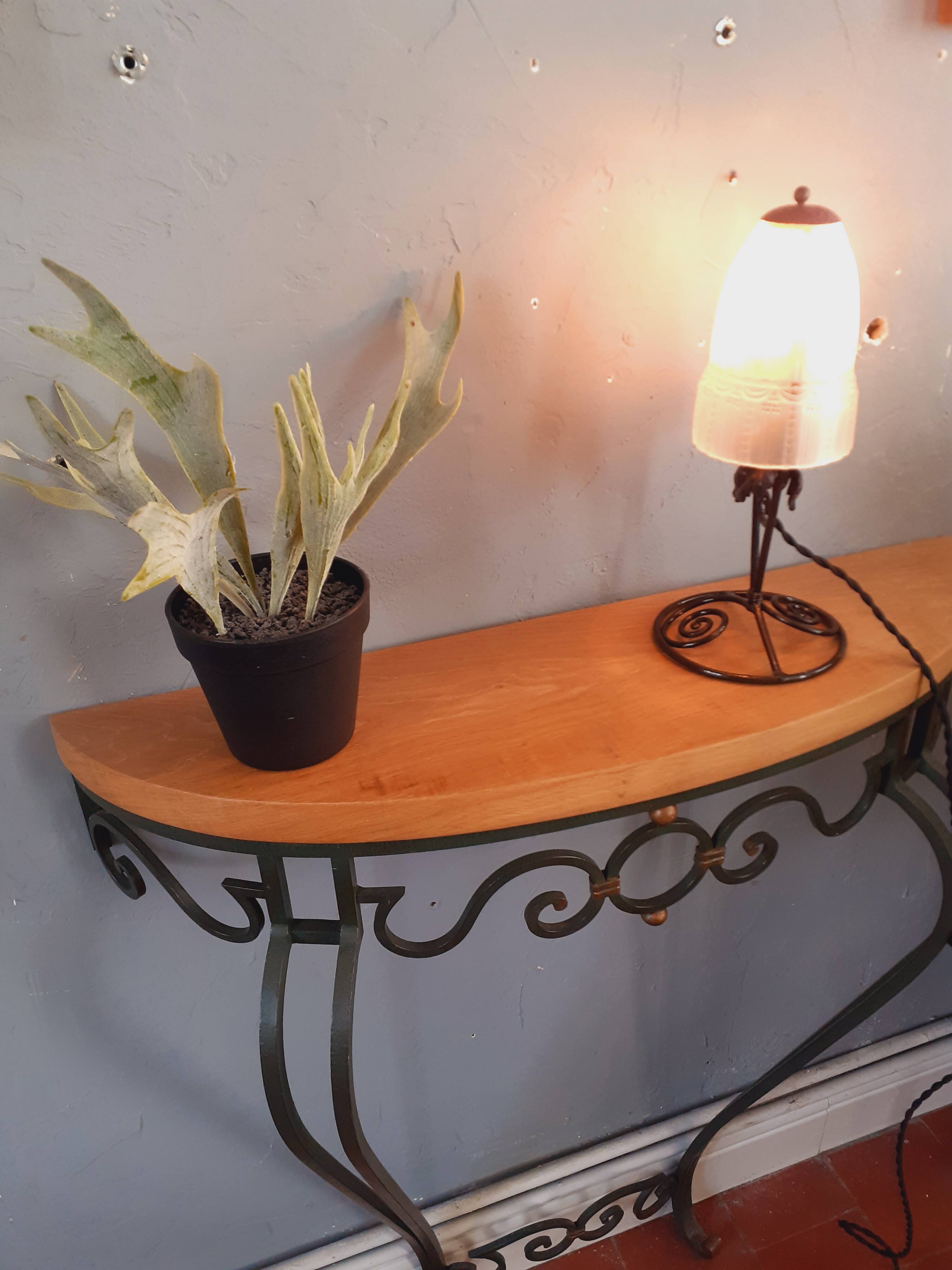 Art Deco lamp by Muller Frères Lunéville