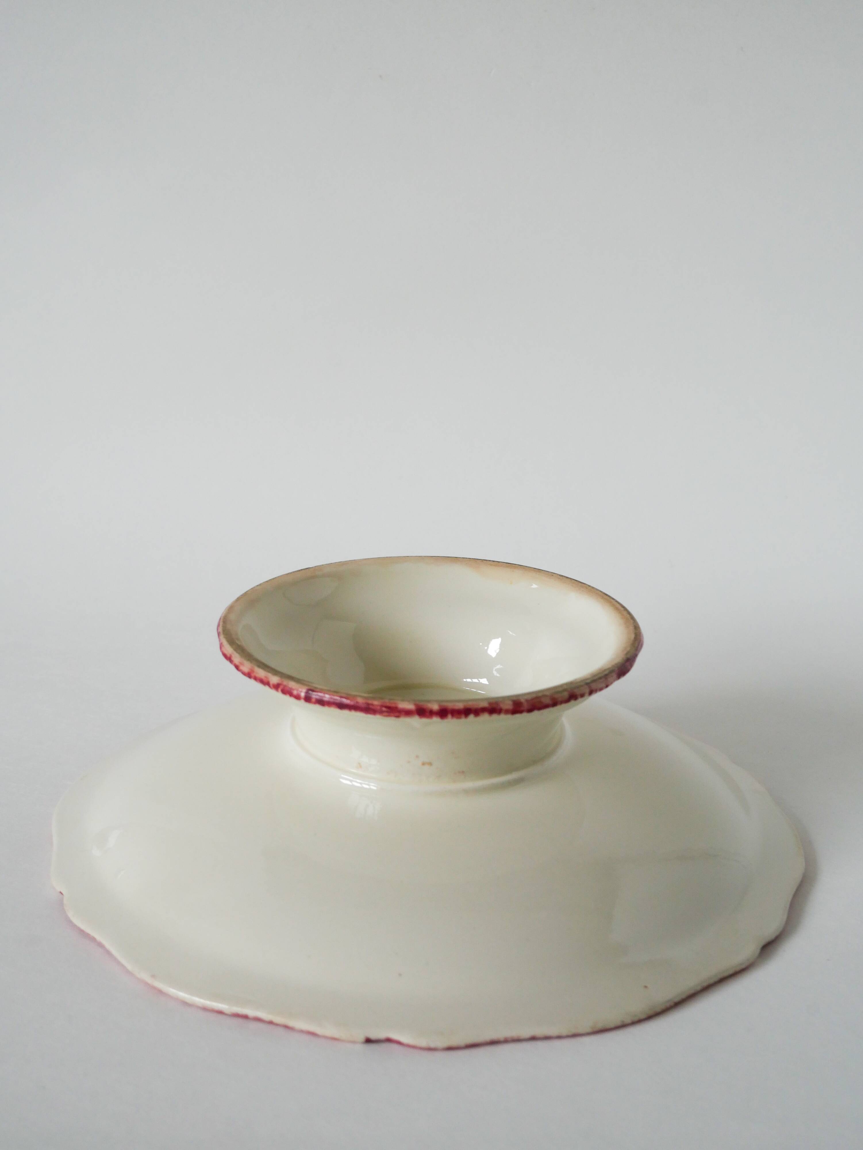 HBCM serrated flower compote bowl, 1950