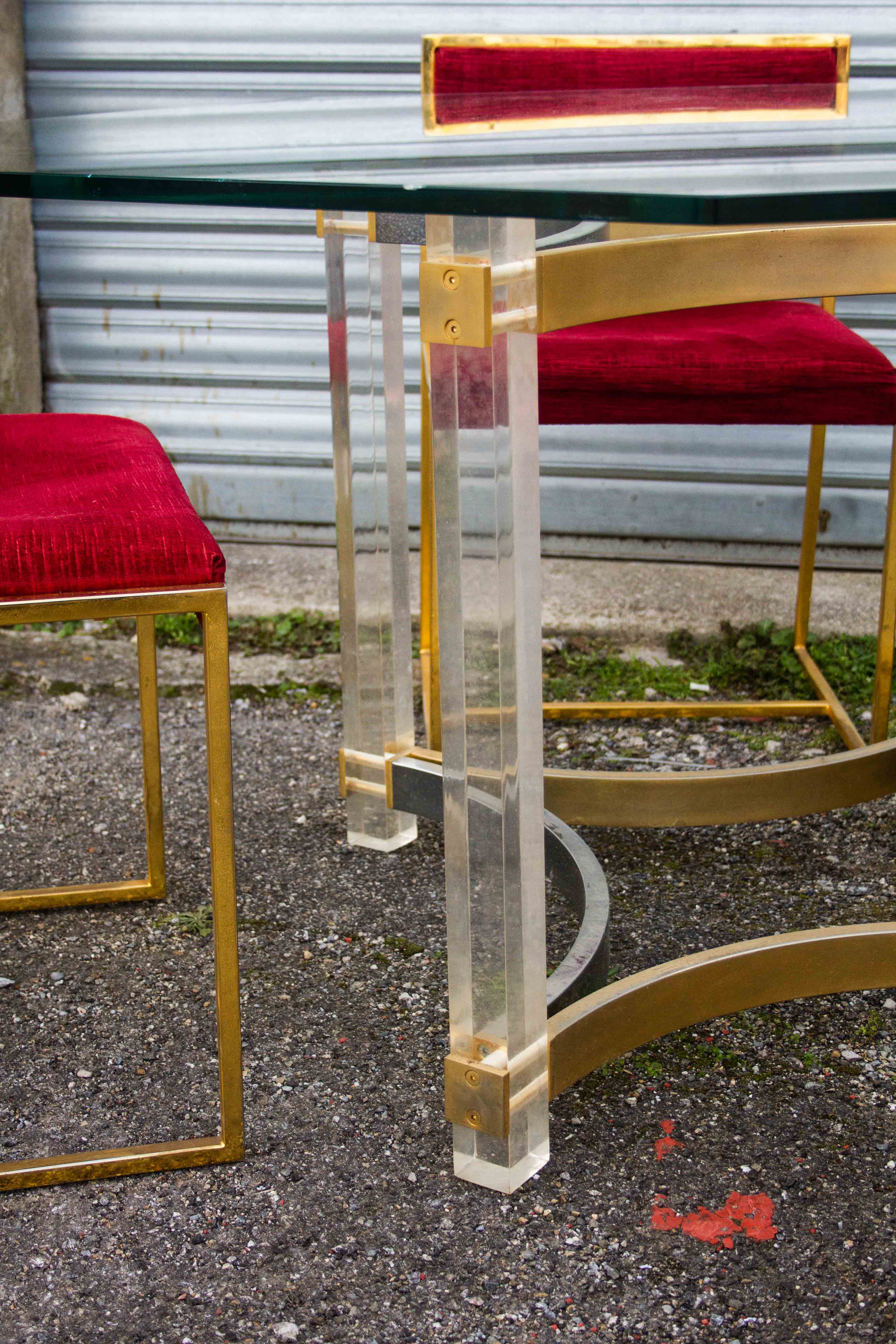 Alexandro albrizzi table with 4 chairs