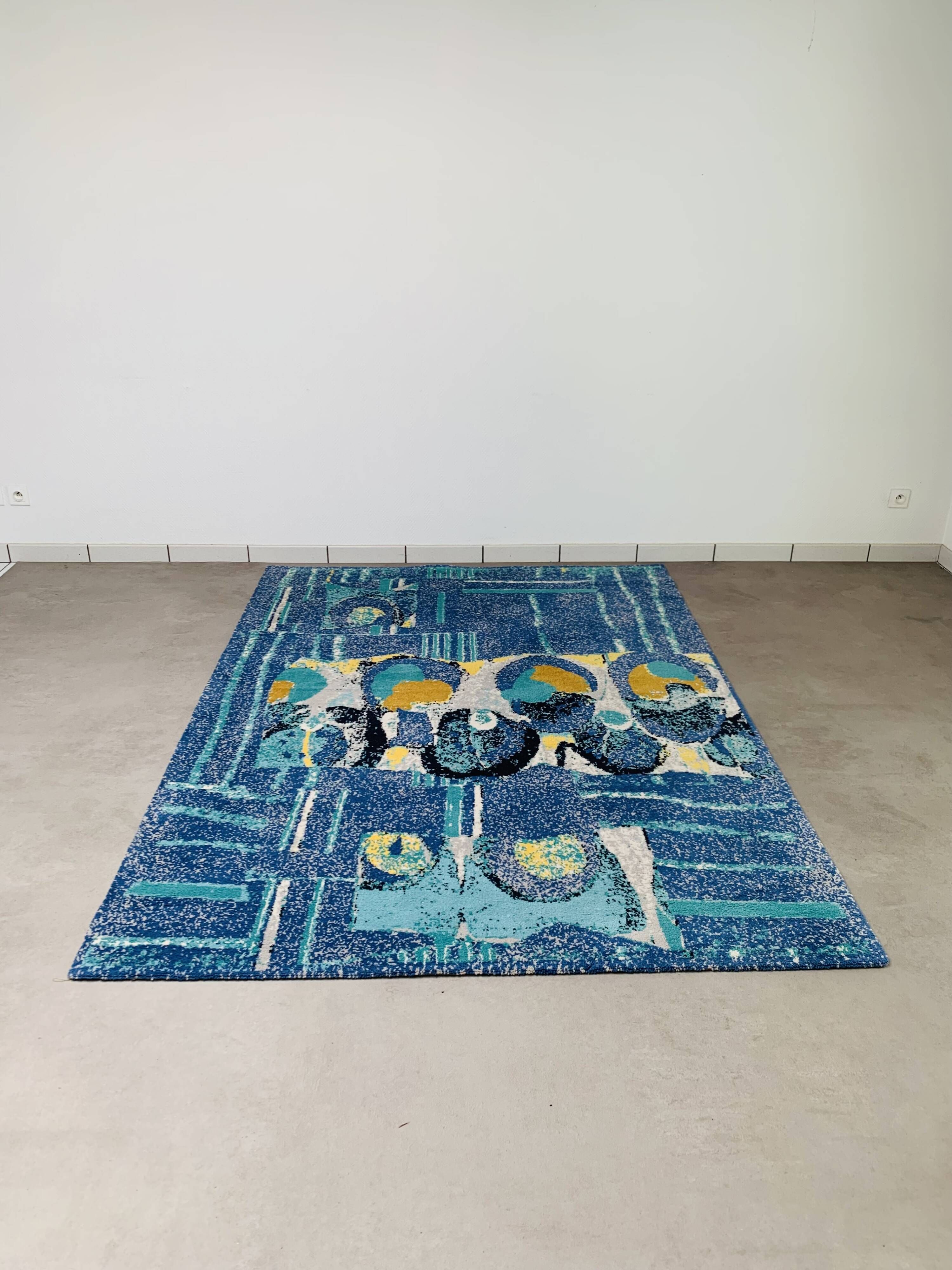 Desso rug 170 x 240, Holland, 1980s, abstract design