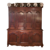 Authentic Louis XIV two-body sideboard