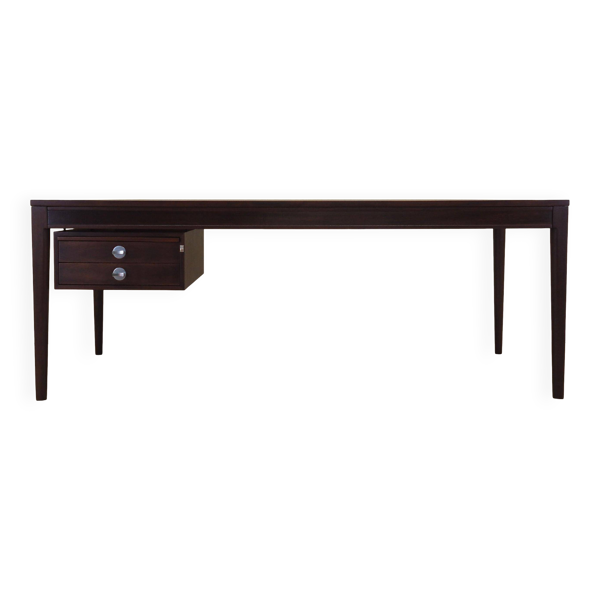 Bureau en acajou, design danois, années 1970, designer : Finn Juhl