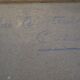 Oil on cardboard "The Street" signed and dated "Gillot 1918"