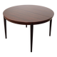 Round rosewood table, Danish design, 1960s, designer: Severin Hansen