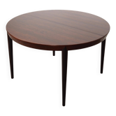Table ronde en palissandre, design danois, années 1960, designer : Severin Hansen