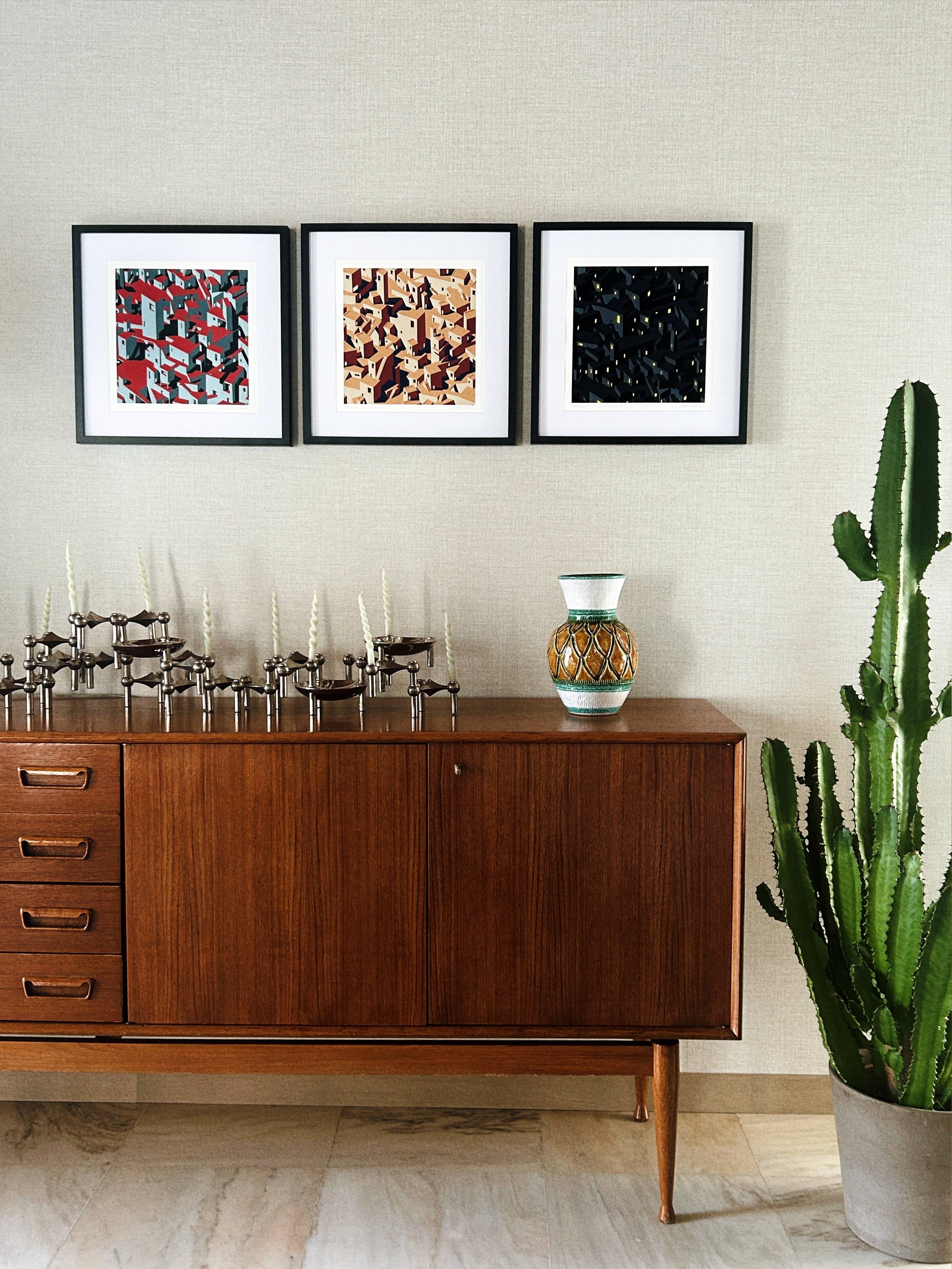 Art print, signed limited edition, Midnight City by the artist A. Alves