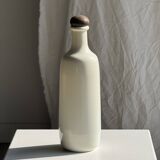White English liqueur bottle with brown cap H27.5