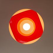 Orange/white bug-eye UFO pendant lamp – Massive