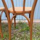 3 antique bistro chairs with canework