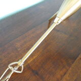 5-branched pendant light from the 70s, Honsel, Germany