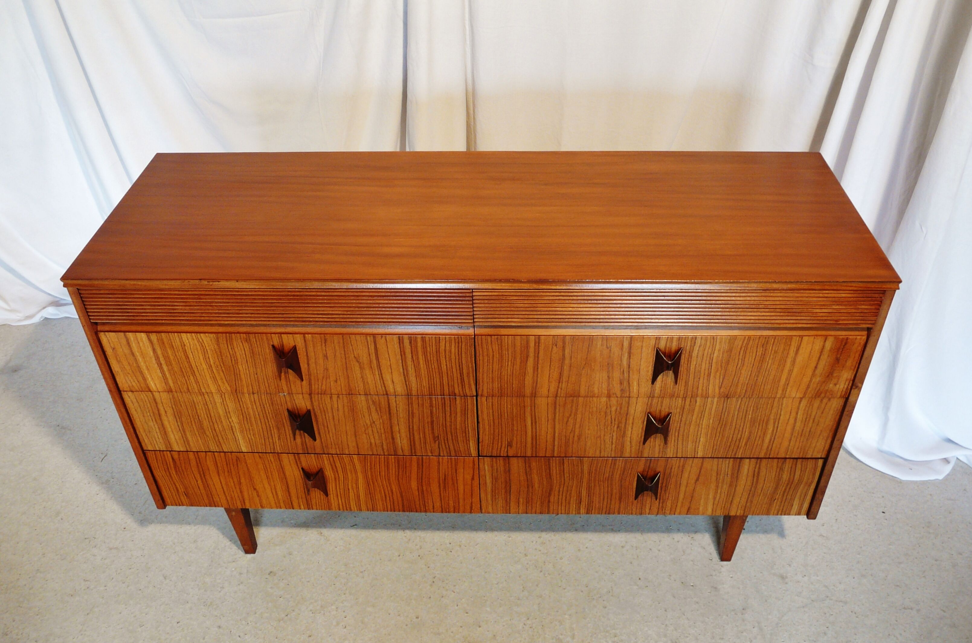 Scandinavian rosewood chest of drawers