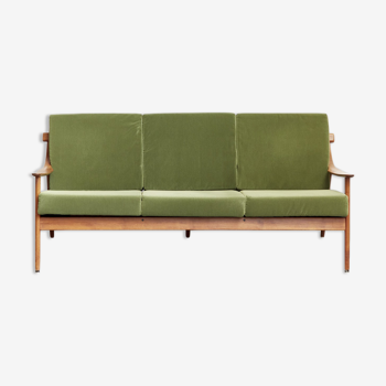 Arne Hovmand Olsen Teak Couch Sofa MK119 for Mogens Kold