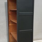 Open bookcase XIXth lacquered black