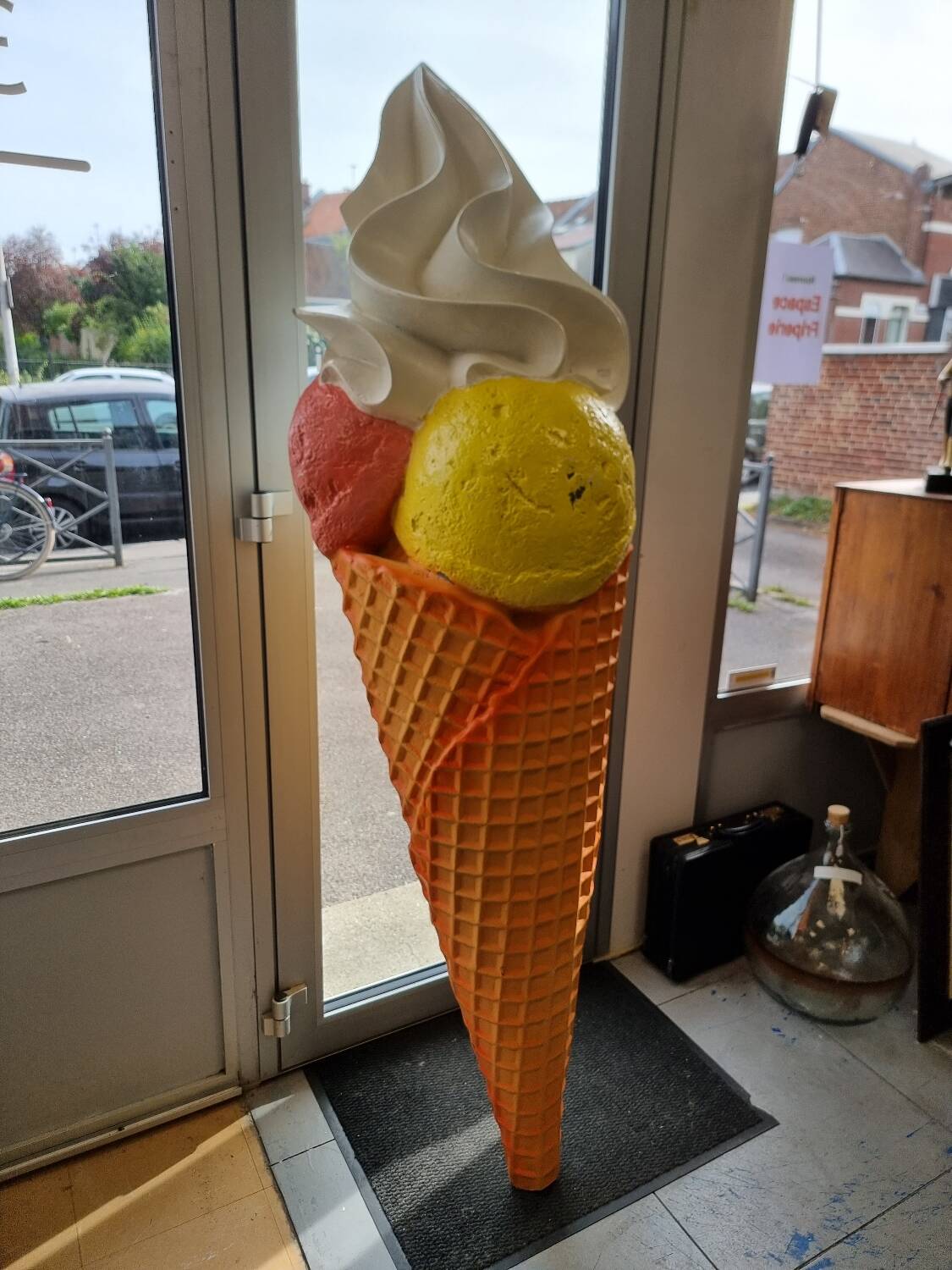 Giant ice cream cone