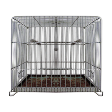 Old vintage mint green bird cage