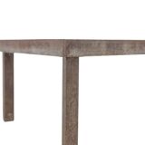 Capron. Black and red glazed stoneware 'navette' coffee table. 1960s.