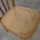Vintage Cane Seat Dining Chair: 1970s Yugoslavia, Boho Interior