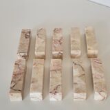 10 covered stand vintage marble knife holder