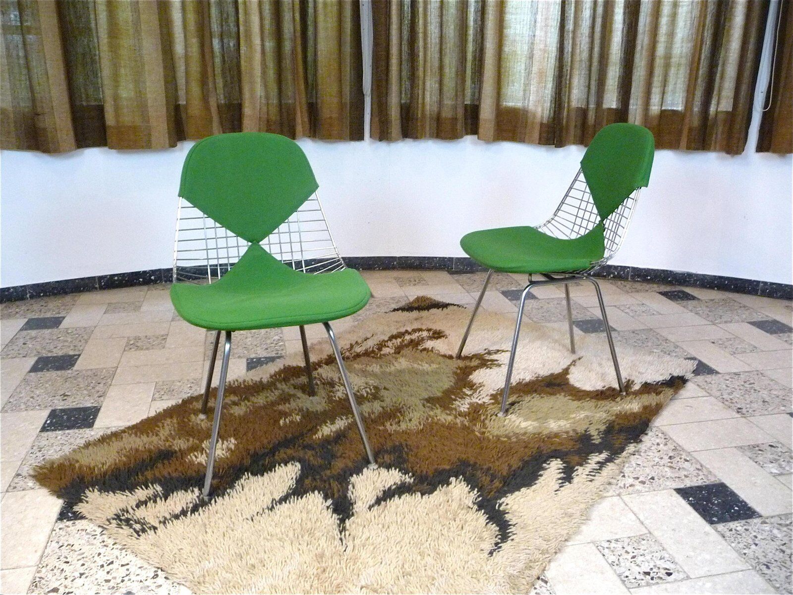 Scandinavian Modern rug with abstract decor by Ege Rya, Denmark 1960s