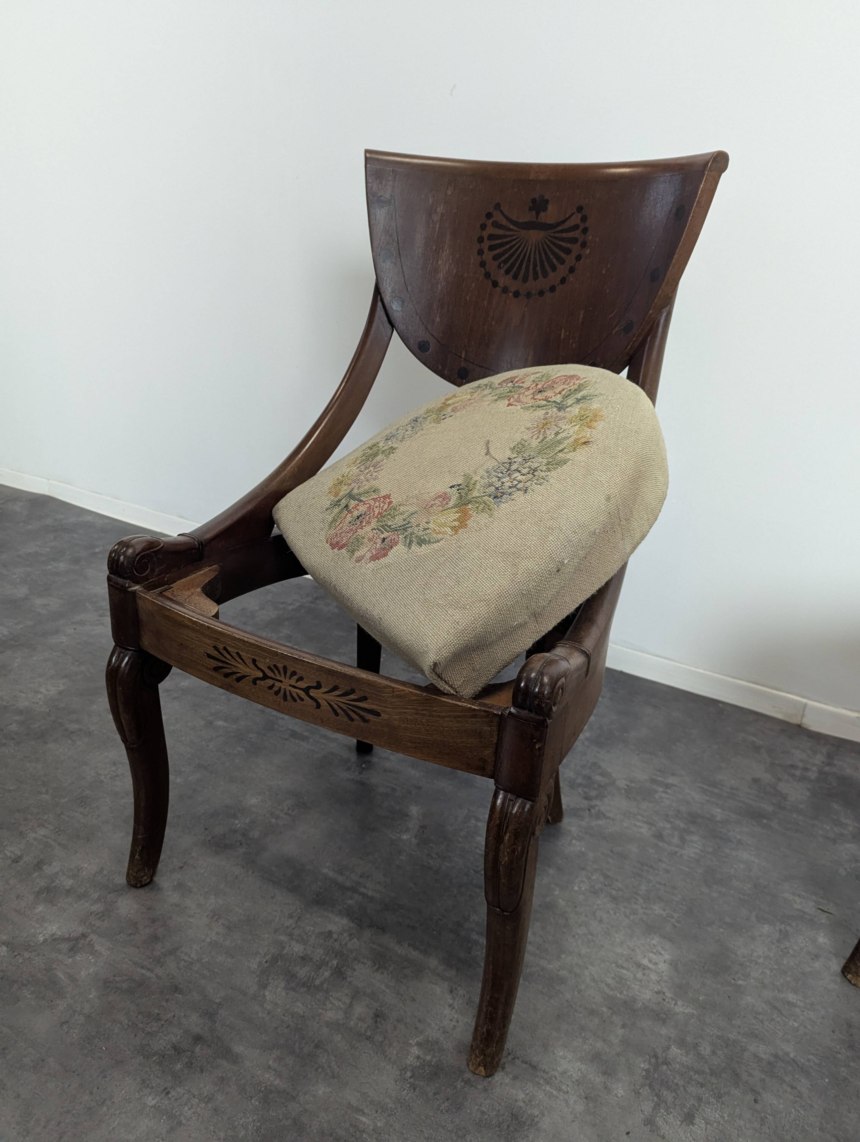 Pair of Restoration style chairs