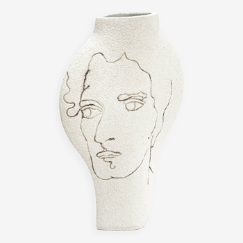 Ceramic Vase 'Face'