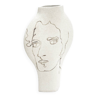 Vase En Céramique ‘Visage’
