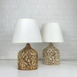 Pair of large Soholm ceramic lamps by Haico Nitzsche, Denmark