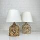 Pair of large Soholm ceramic lamps by Haico Nitzsche, Denmark