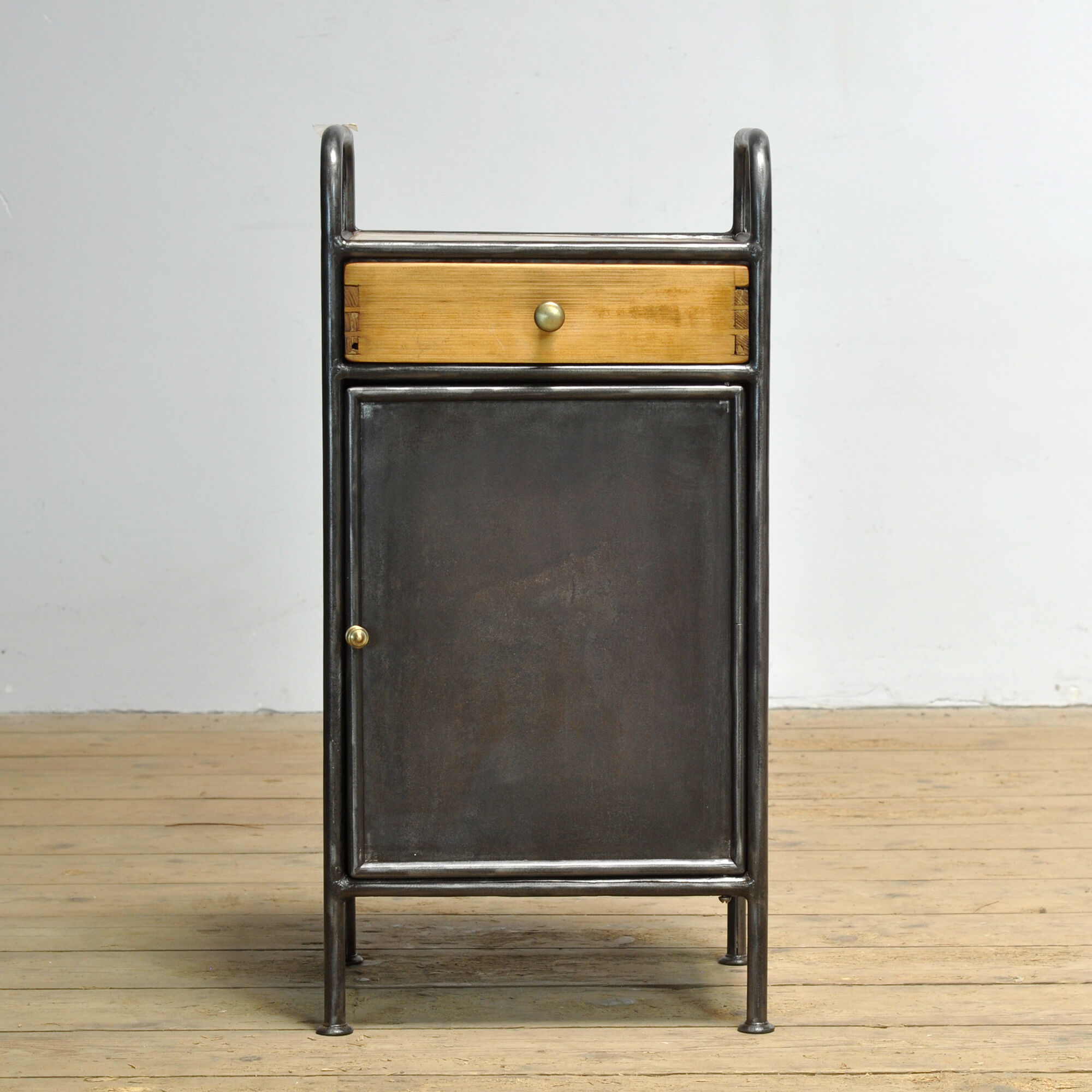 Nightstand with marble top, circa 1920