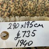 Vintage Turkish Rug 290x195 cm, Tribal Wool Carpet Large