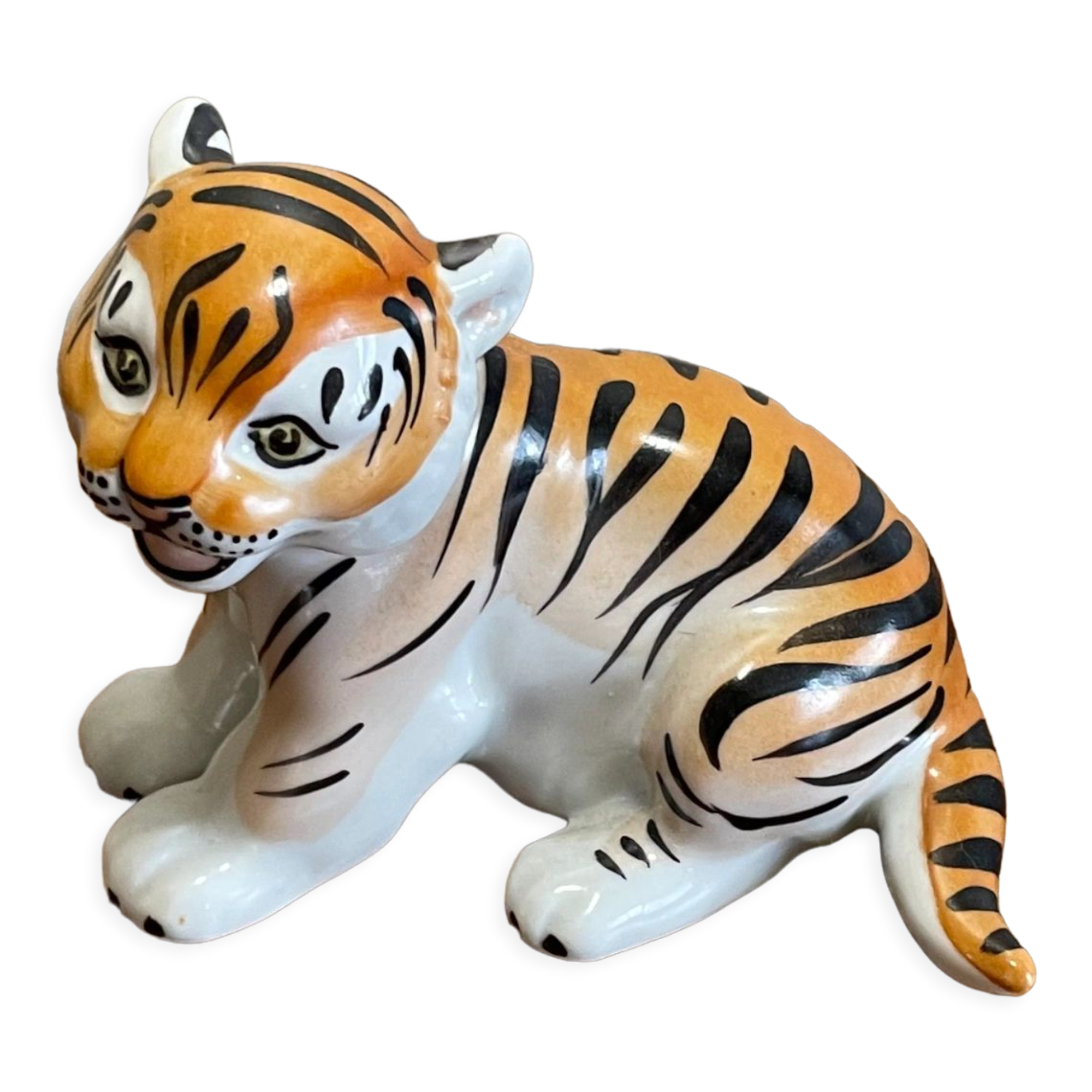 Ceramic tiger