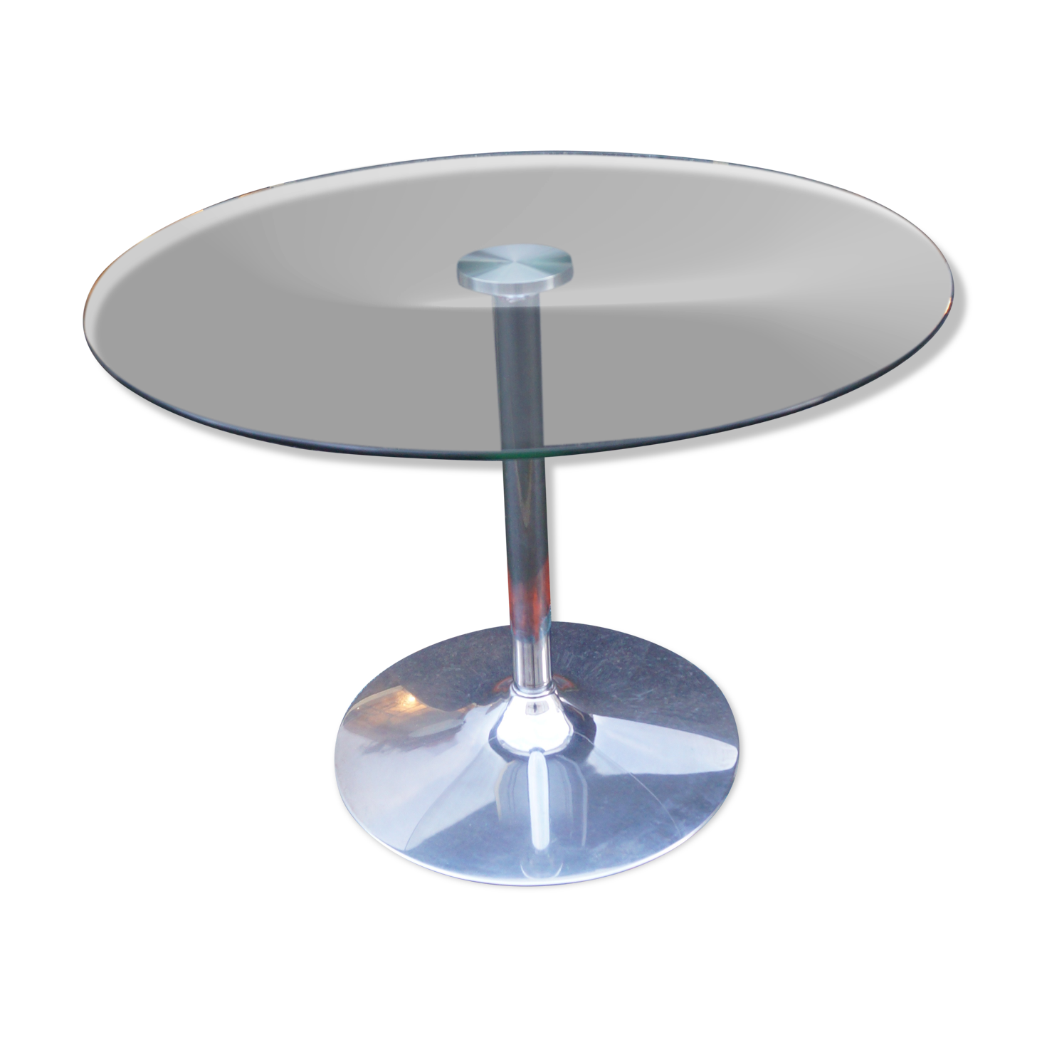 Design table base chrome tulip