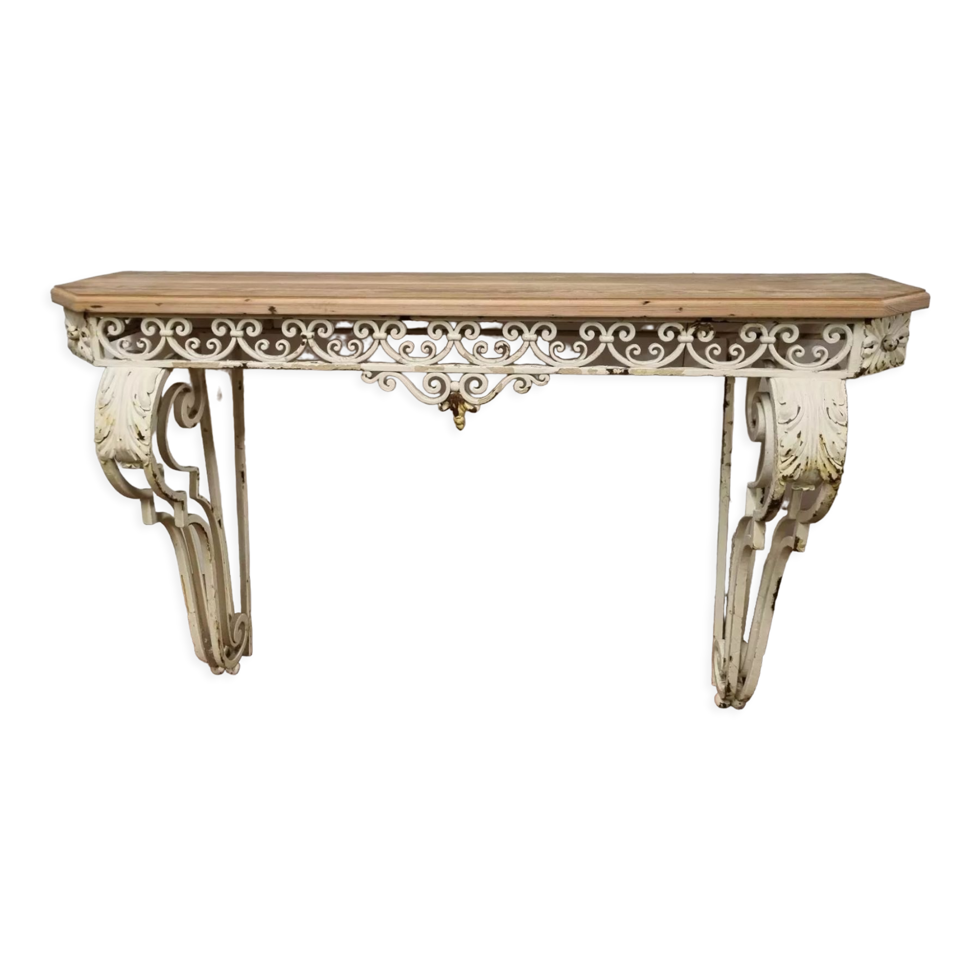 Art Deco wrought iron console