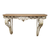 Art Deco wrought iron console