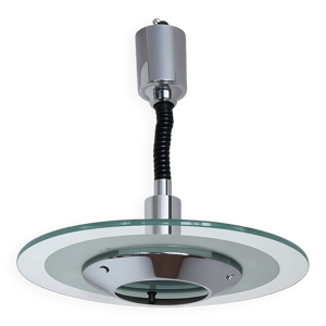 Suspension Helestra, - verre chrome design