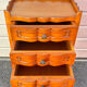 Vintage 1970s bedside table in carved wood – Louis XV style