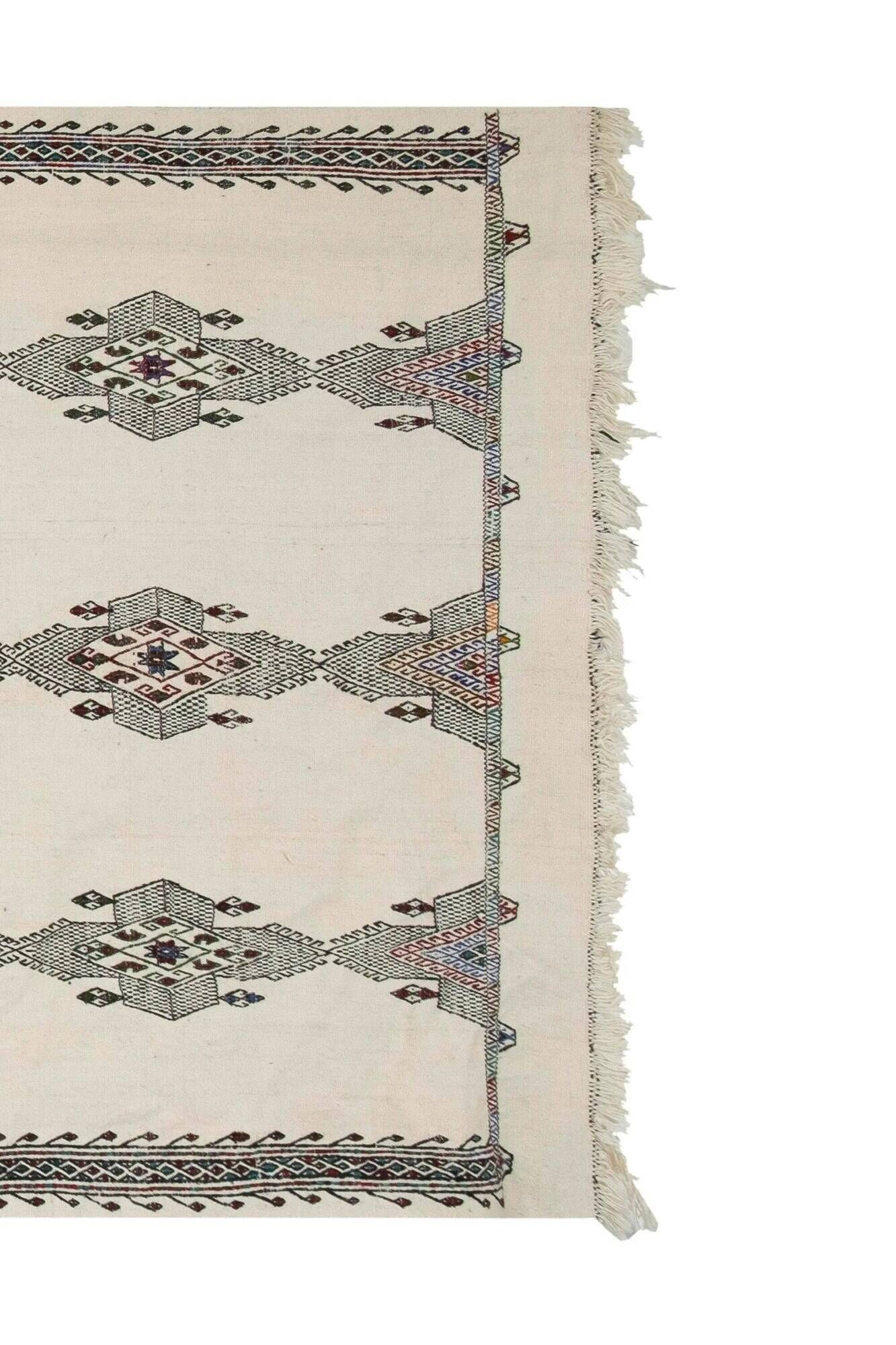 Tapis de couloir turc vintage 145x385 cm