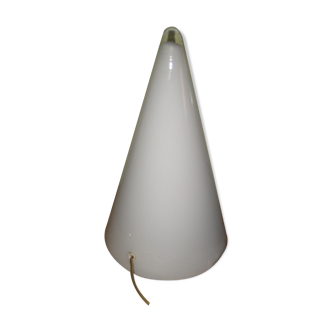 Lamp cone, sce, model teepee, opaline and glass