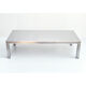 Coffee table in stainless steel 70s