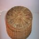 Corbeille a papier en osier