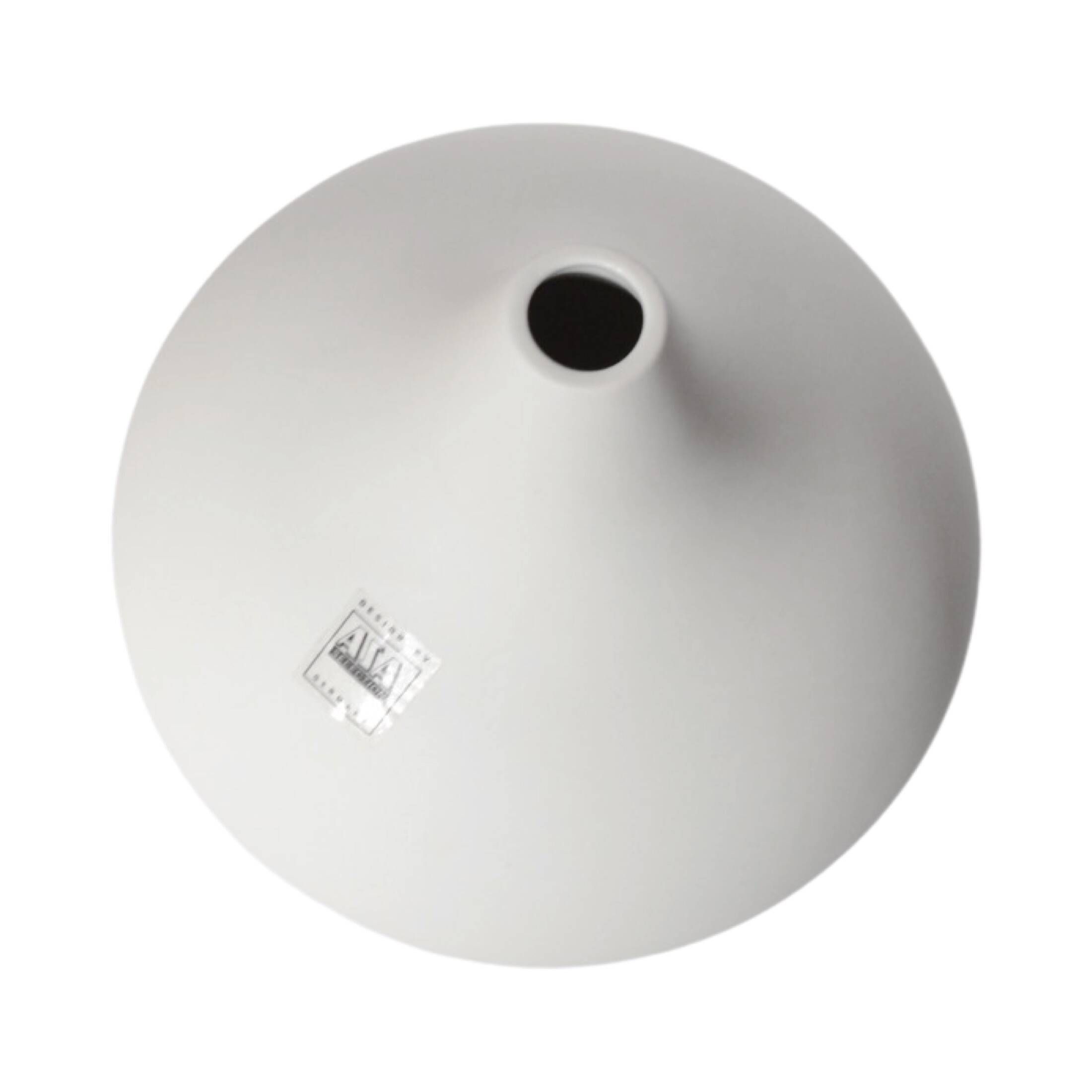 White, minimalist Asa vase, Germany, 1980s.