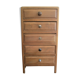 Wooden dresser five drawers vintage 50s