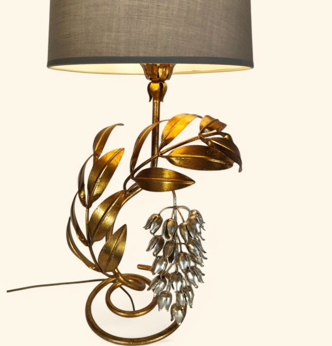 "Wisteria" lamp by Hans Kögl / Maison Jansen, 1960s-1970s
