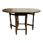 Table gateleg en chêne des années 1950